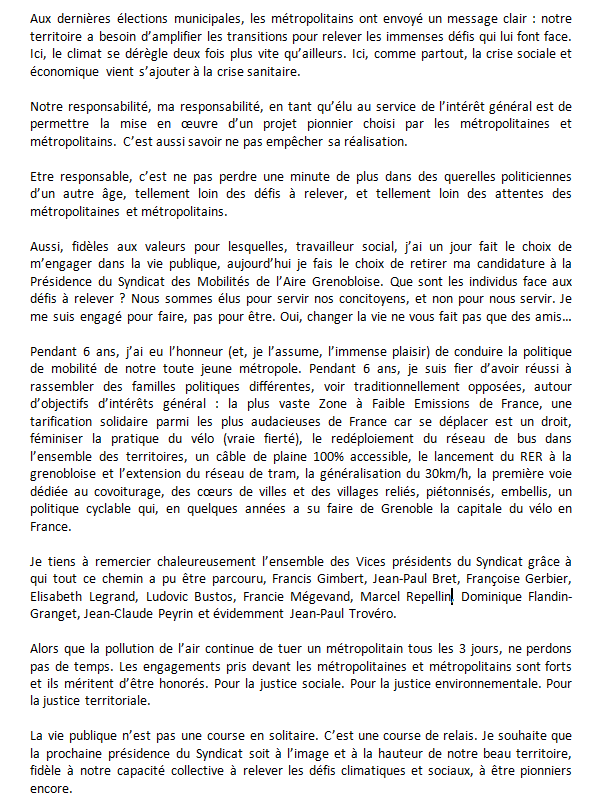 YMongaburu's tweet photo. 🔴La vie publique n’est pas une course en solitaire. C’est une course de relais. Je souhaite que la prochaine présidence du Syndicat soit à la hauteur de notre beau territoire, fidèle à notre capacité collective à relever les défis climatiques et sociaux, à être pionniers encore. https://t.co/VFx1nXntCp