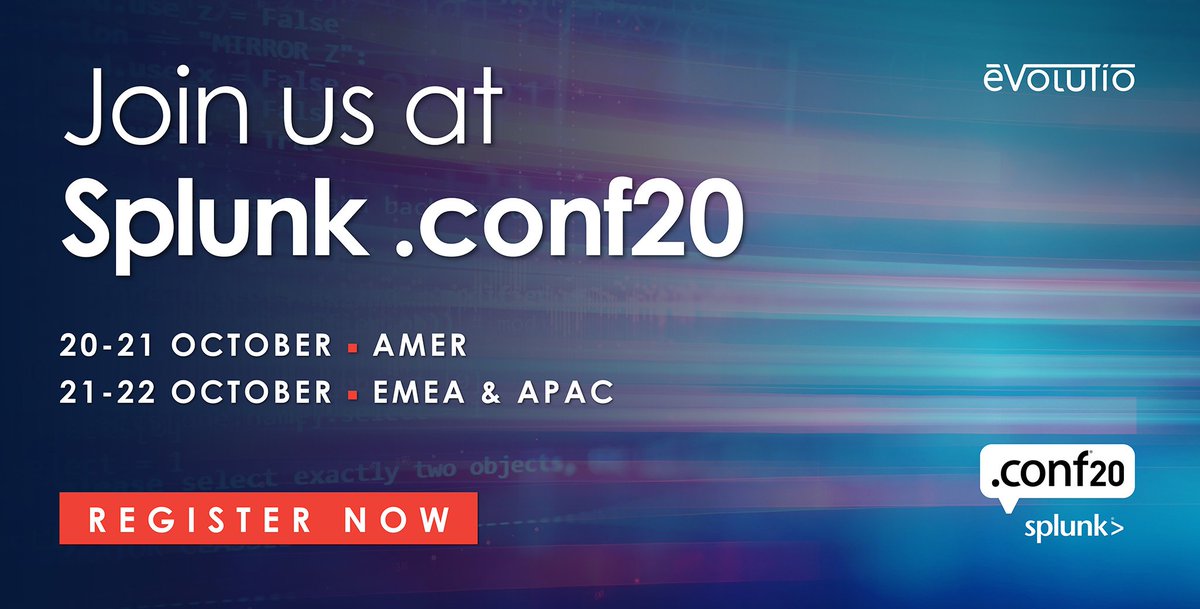 We’re sponsors at Splunk .conf20! Visit the Evolutio virtual booth to find out how you can connect #SAP with @splunk and get critical security alerts and insights from your #SAP system. Find out more: hubs.ly/H0xtP0j0 #splunkconf20 #Cenoti #MonitoringSAP #SAPSecurity