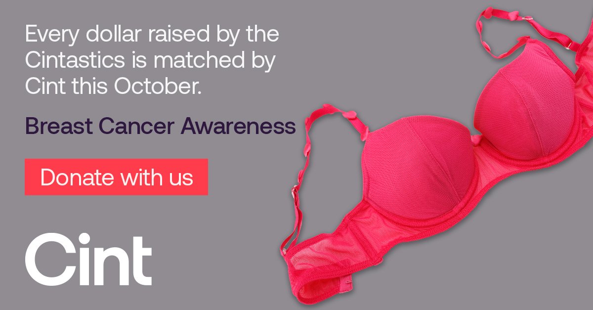 Because this year, #cancerisntcancelled. @CintGroup will be matching every dollar raised by our athletes. Donate with us 🎗️ hubs.ly/H0xyc0J0 #breastcancer #breastcancerawareness #cancersucks #alwaysbehelping #mrxgivesback