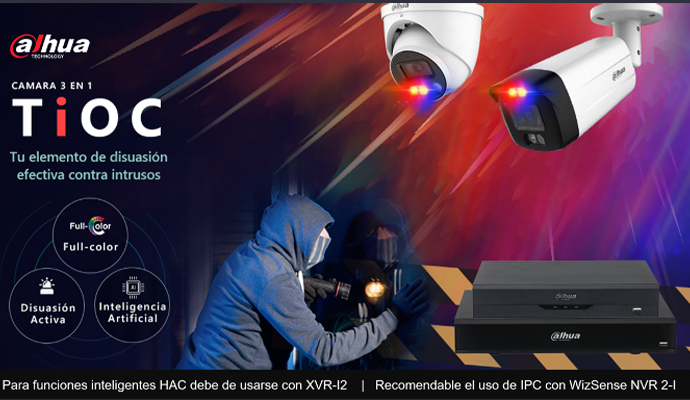 AvantVideoTech's tweet image. 🚀 Descubre las nuevas cámaras TiOC de #Dahua 

✅Estos dispositivos integran monitoreo a color 24/7, disuasión activa e inteligencia artificial. 

🛠Ahorran tiempo en el montaje

💻Más información en el enlace: avantvideo.com/blog/descubre-…