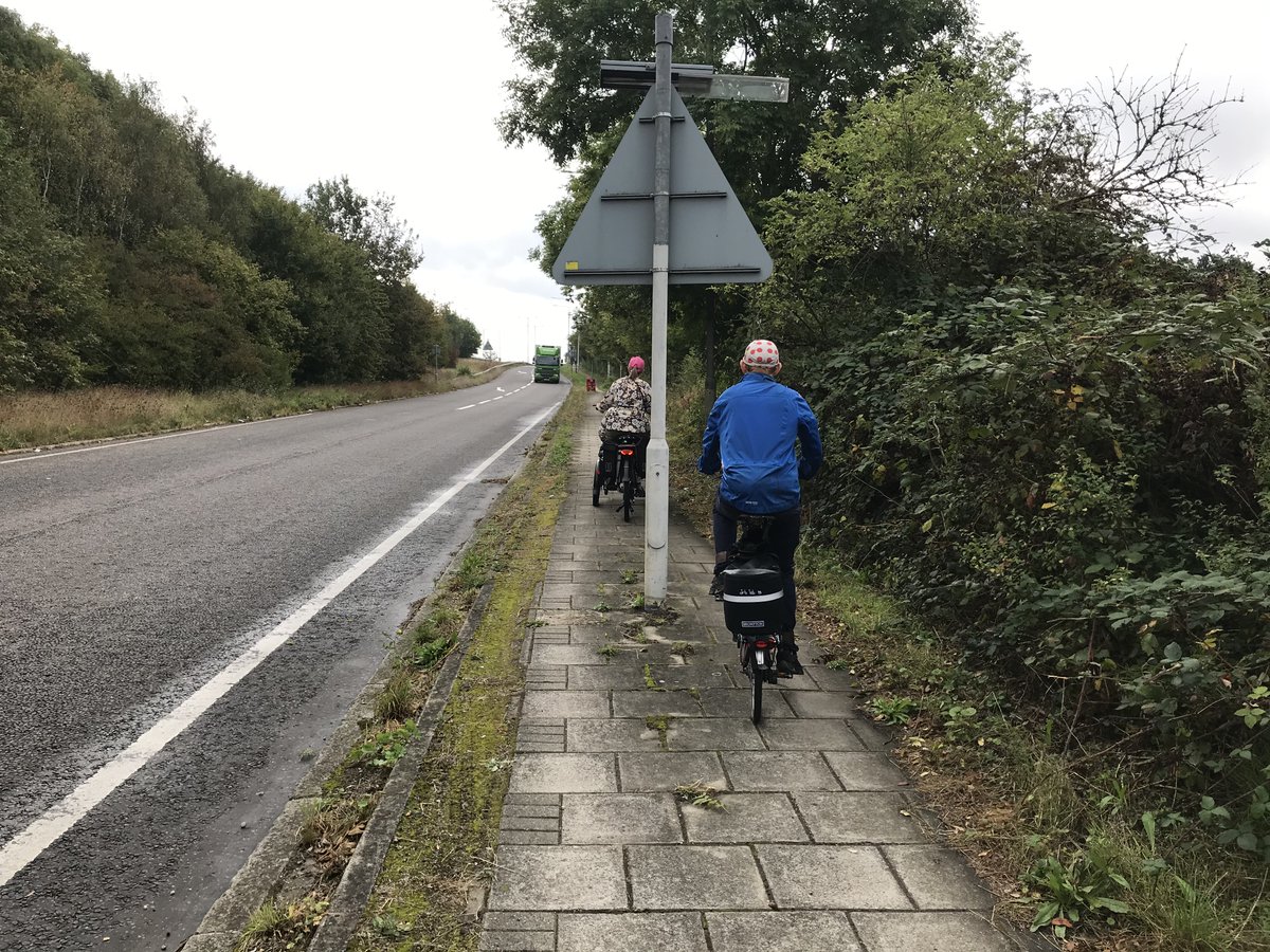 The A40 has had a cycle track since the 1930s, but years of road widening have put it right up against the traffic, so it is little more than a pavement with signs now. A bit of investment here would give West London a probably inclusive and useful continental cycle track.