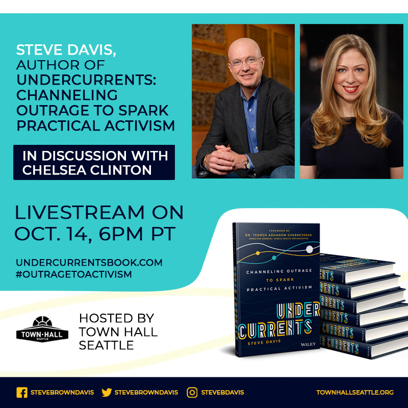 stevebrowndavis's tweet photo. Next week I'll be in conversation with fellow author and global health advocate @ChelseaClinton to talk about #practicalactivism and my new book.
I hope you'll join us: https://t.co/LYftly3Wkc. https://t.co/3ZY7XxcX7b