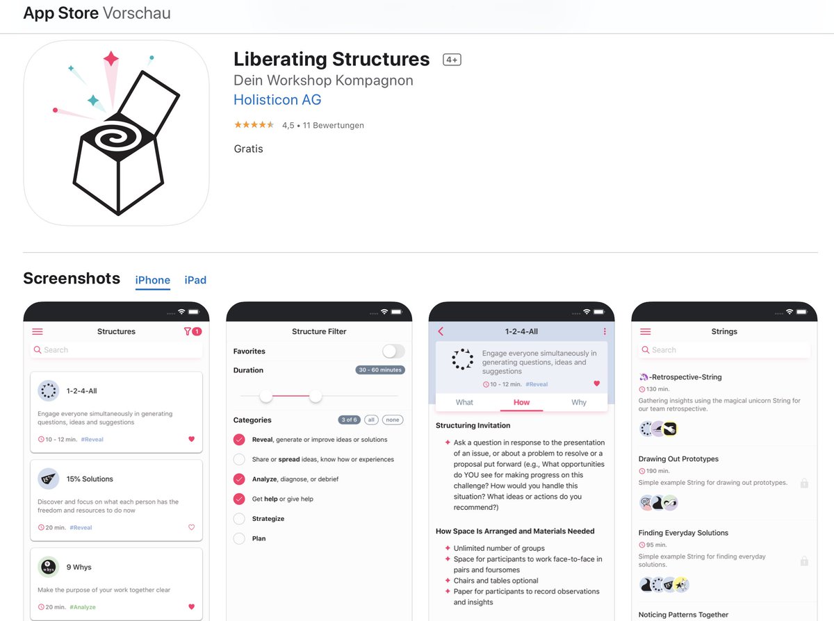 LiSA 3.2.0 released - neue Version der #LiSA App ab sofort in App- &amp; PlayStores verfügbar. New features: die #App in 3 neuen Sprachen – Polnisch, Portugiesisch &amp; Spanish, Kategorie-Hashtags nun klickbar und neue Suchfunktion in String list. Download now! #liberatingstructures