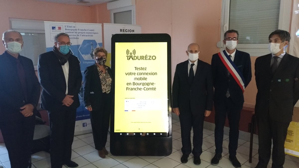 phil_rouiller's tweet photo. Lancement du dispositif TADUREZO afin d'améliorer la couverture mobile 2G, 3G et 4G en Bourgogne- Franche-Comté....téléchargez dès à présent l'application #TADUREZO sur les stores Apple et Android afin d'identifier les zones mal-couvertes 📶📱 https://t.co/5x2W8LVlQd
