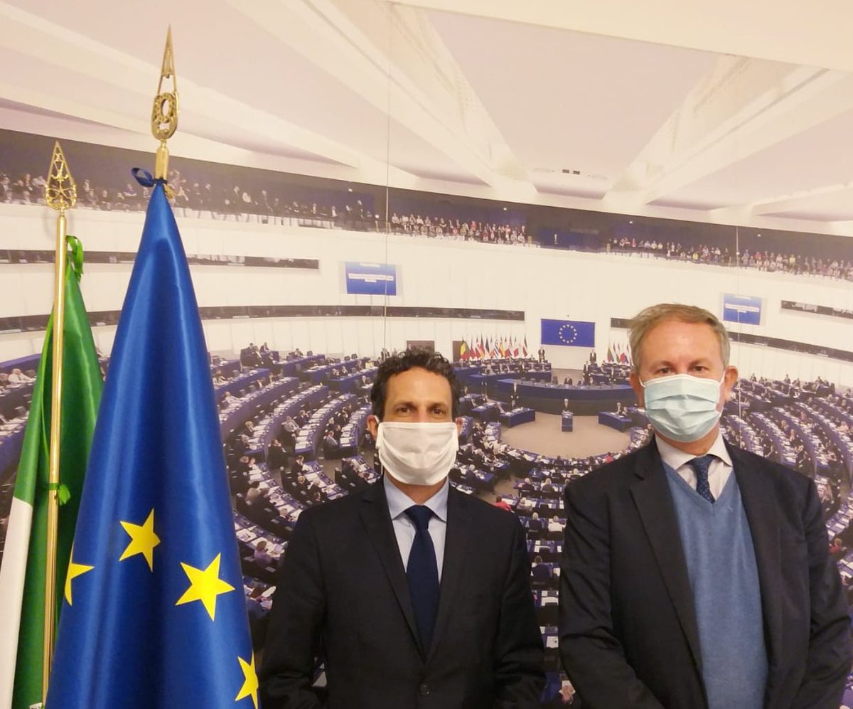 Danke an Carlo #Corazza, Leiter des Büros des #Europaparlaments in @Rom für den anregenden Austausch.