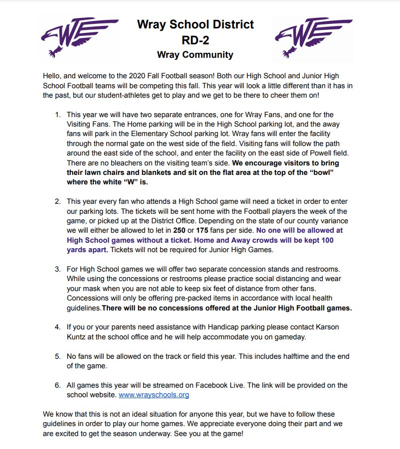 Fan Information for this year's season! GO  EAGLES!