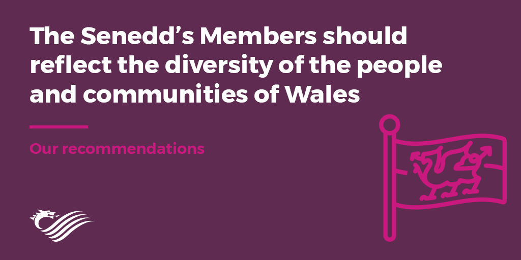 SeneddReform's tweet photo. We believe that there should be Members of the Senedd from a range of diverse communities and backgrounds.

Watch the debate on our report live from the Senedd: https://t.co/OPt5JCfx3L https://t.co/e9QjHvgvQb