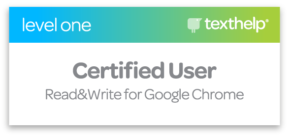 TrainingwithBM's tweet photo. Despite being off Ill again today, I have been resting up and completing some more #CPD that I have been wanting to do. Thanks to @TechMissC and #BadgeEdTech I have completed the @texthelp Level 1 educator #badge!
Check it out:
#GoogleChrome #TextHelp #SEND #GlobalGEG @GEG_UK https://t.co/A1OW88hl3Q