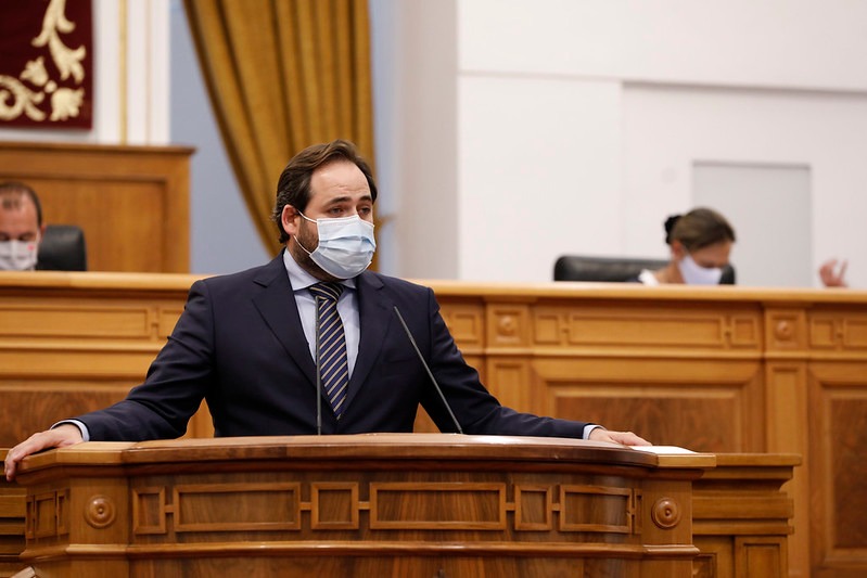 💧<a href="/paconunez_/">Paco Núñez</a>  a <a href="/garciapage/">Emiliano García-Page</a> : no le vamos a apoyar en el impuesto del agua que usted quiere crear.
#DebateCLM20