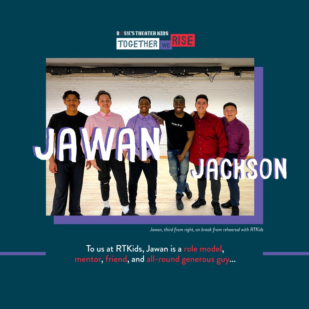 RTKIDS's tweet image. Jawan Jackson performs alongside castmates from Broadway’s Ain’t Too Proud in "Zoom In: Rise Up," a celebration of our kids and our community on October 21 at 7:00pm EST. Link coming soon.