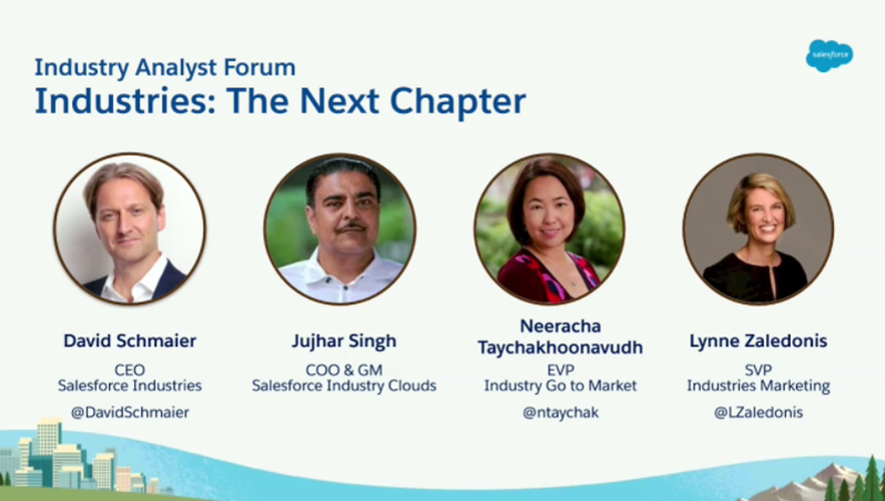 Deep dive on <a href="/Salesforce/">Salesforce</a>'s recent Industries announcement, w/Q&amp;A for 85 analysts and Salesforce experts on @zoom_us.
 "We aren't doing this because we think it's a good idea. We know it is." <a href="/DavidSchmaier/">David Schmaier</a> 
More <a href="/NoJitter/">nojitter</a> (after I synthesize all of this!) 
#CRM #SalesforceAR