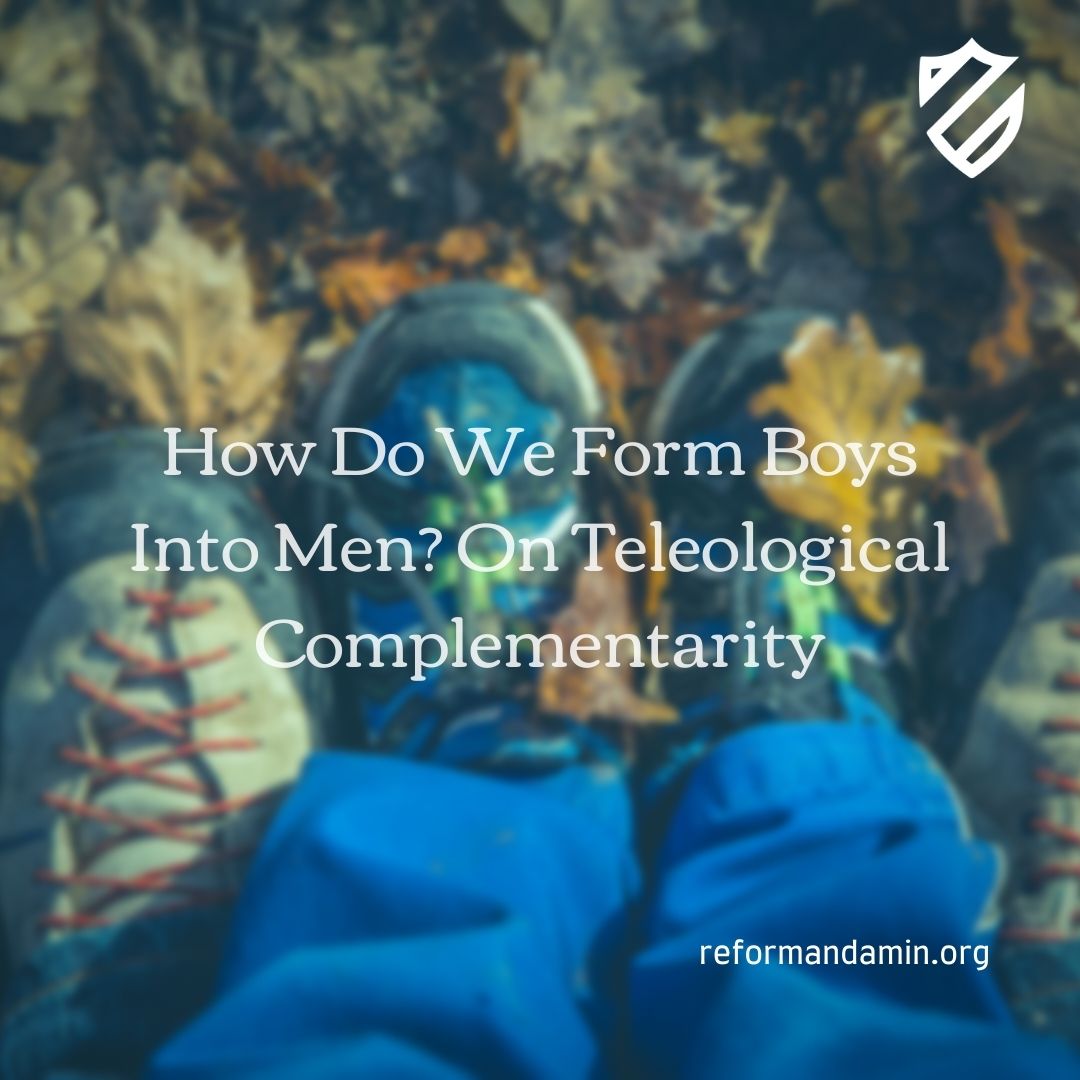 ReformandaMin's tweet image. "We know that manhood is a unique reality, that men are made by God, and that God blesses courageous leadership from men."

New article today: "How Do We Form Boys into Men? On Teleological Complementarity"

Read Owen Strachan's latest here: reformandamin.org/articles1/tele…