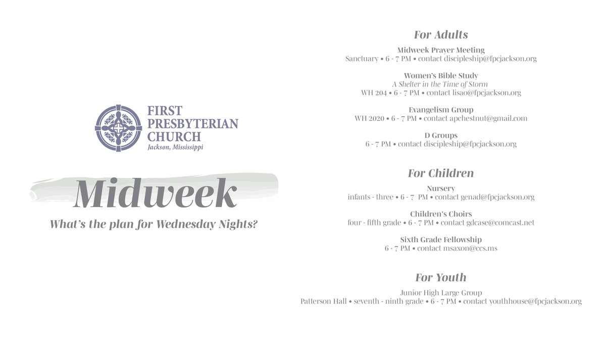 GoodNewsTV23's tweet photo. @FPCJxnMS : Midweek programs continue tonight for adults, youth, and children! Register now on our app or here: 
https://t.co/UGMiwnHd4n? https://t.co/3tF91kv4mE https://t.co/D54ExoRDkq https://t.co/tiFLXNza6G