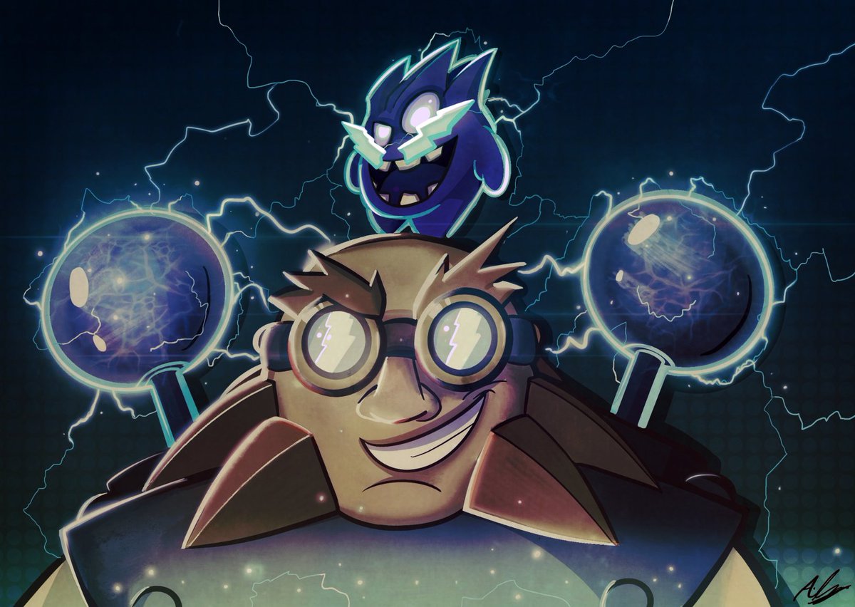 AdamClowery's tweet photo. Here's my other variation. ⚡️⚡️ #clashroyale #Artwork #Drawing #Doodle #procreate #artist #fanart #electrogiant #electrospirit #art https://t.co/FYnheT6O4L