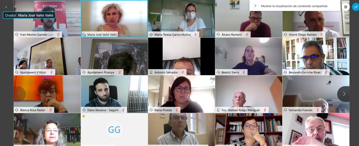 📍🤝 <a href="/FECOVI_COOP/">FECOVI</a> junto a @GVAeconomia <a href="/TeresaGarMu/">Teresa Garcia Muñoz</a> mantuvimos un encuentro online con 3️⃣0️⃣ ayuntamientos valencianos dispuestos a materializar la colaboración público-cooperativa a través de 5 proyectos piloto en un plan de impulso para una red de infraestructuras en cooperativa