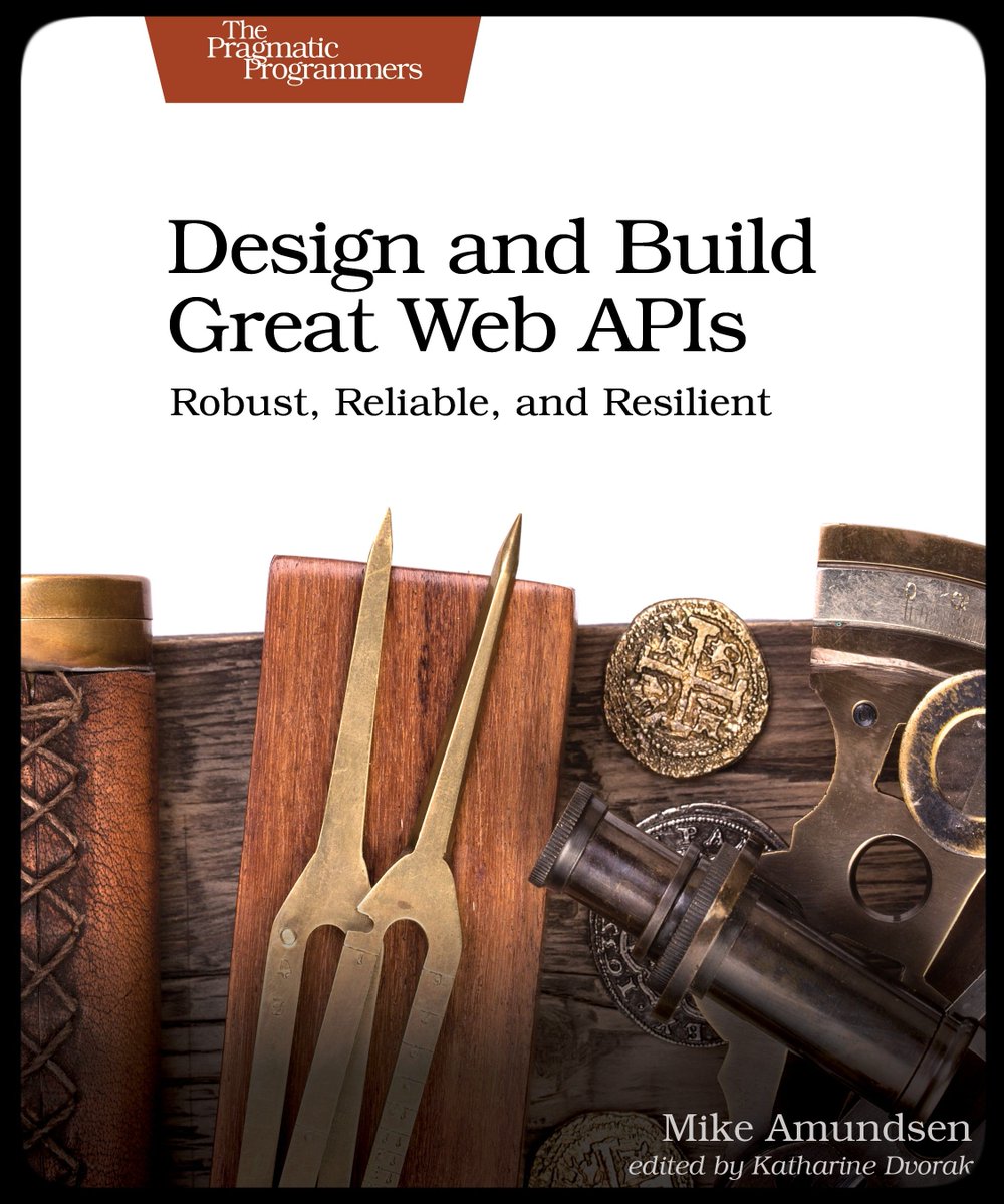 "Design and Build Great Web APIs" is officially released!

b.mamund.com/3618eBz

"Gain the essential skills needed to quickly design, build, and deploy quality web APIs that are robust, reliable, and resilient."

<a href="/greatwebapis/">Great Web APIs</a> #API #API360