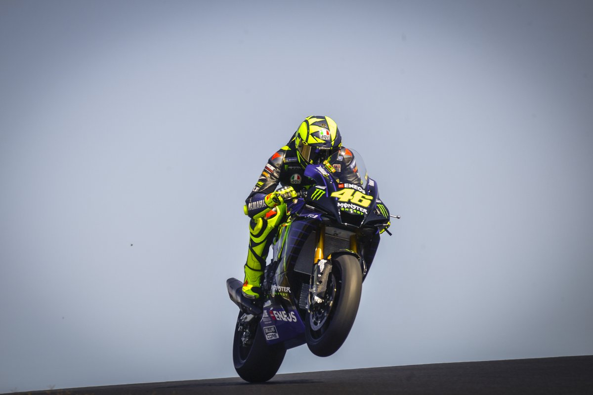WorldSBK's tweet photo. Getting to know the wild Portimao circuit🔥

@MotoGP riders took to the track to familiarise themselves on some road bikes and from what we hear, they're extremely excited to get racing there!

#PortimaoTest 🇵🇹 https://t.co/81n9UIyjts