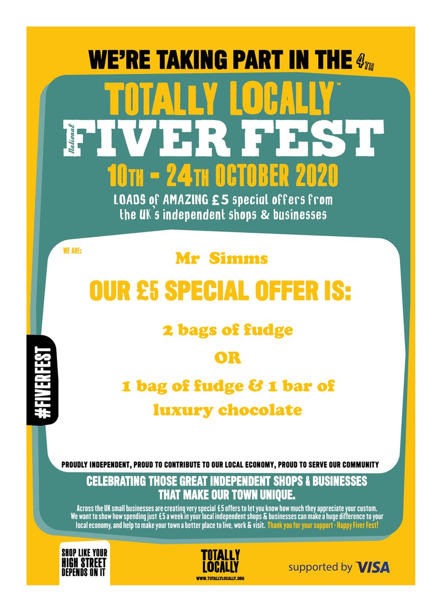 Some more lovely <a href="/1totallylocally/">Totally Locally HQ</a> #fiverfest offers for #Knutsford 

This time from <a href="/KnutsfordSweets/">KnutsfordOldeSweetShop</a> - the whole thing starts on Saturday! #spendlocal #loveyourtown