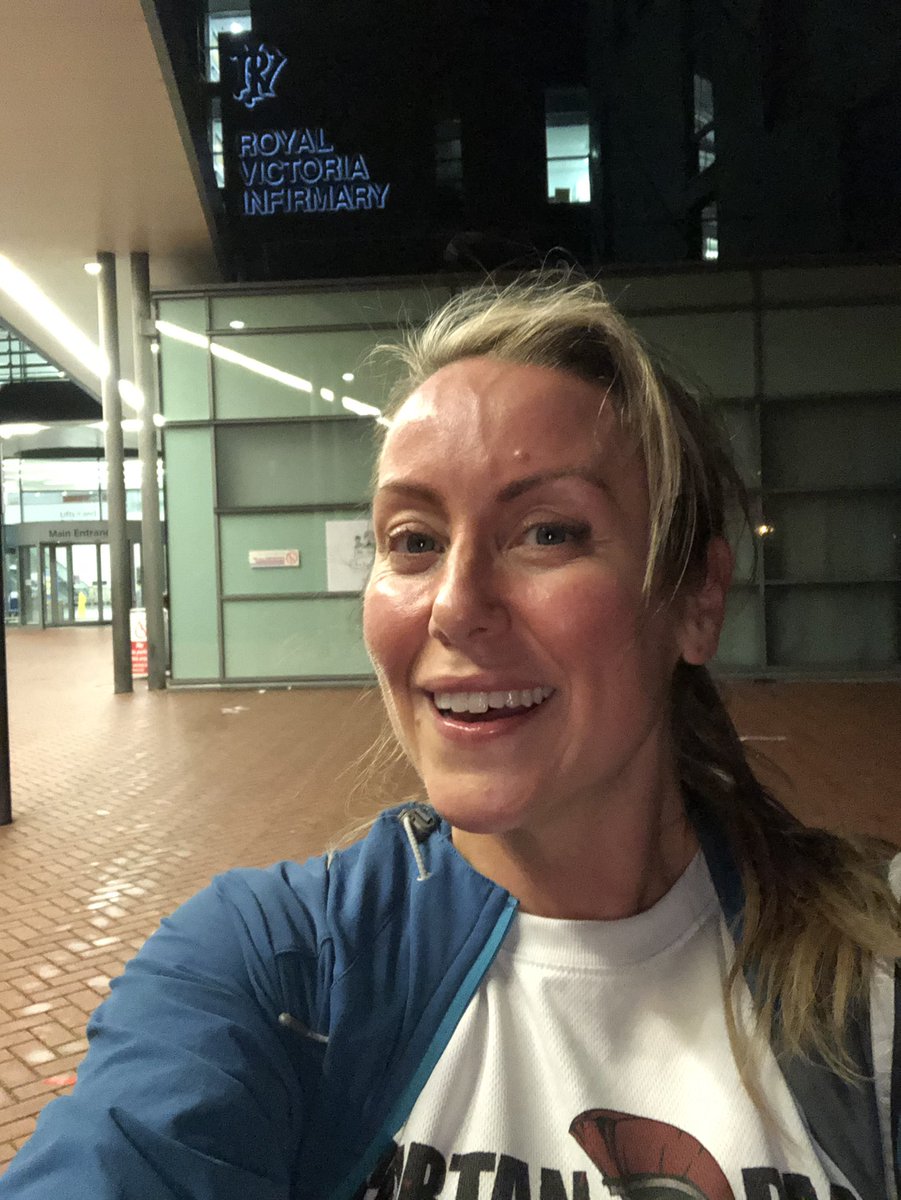 iamsarapdot's tweet photo. @NewcastleHosps running outdoors at 0400 on nightshift cos the gym still isn’t open... come on guys!! #safetyfirst #openthegym #rvi #newcastle #fitness #nightshiftnurse #Covid_19 #covid #running #runningnurse @ChronicleLive https://t.co/wPmfkyI5P7