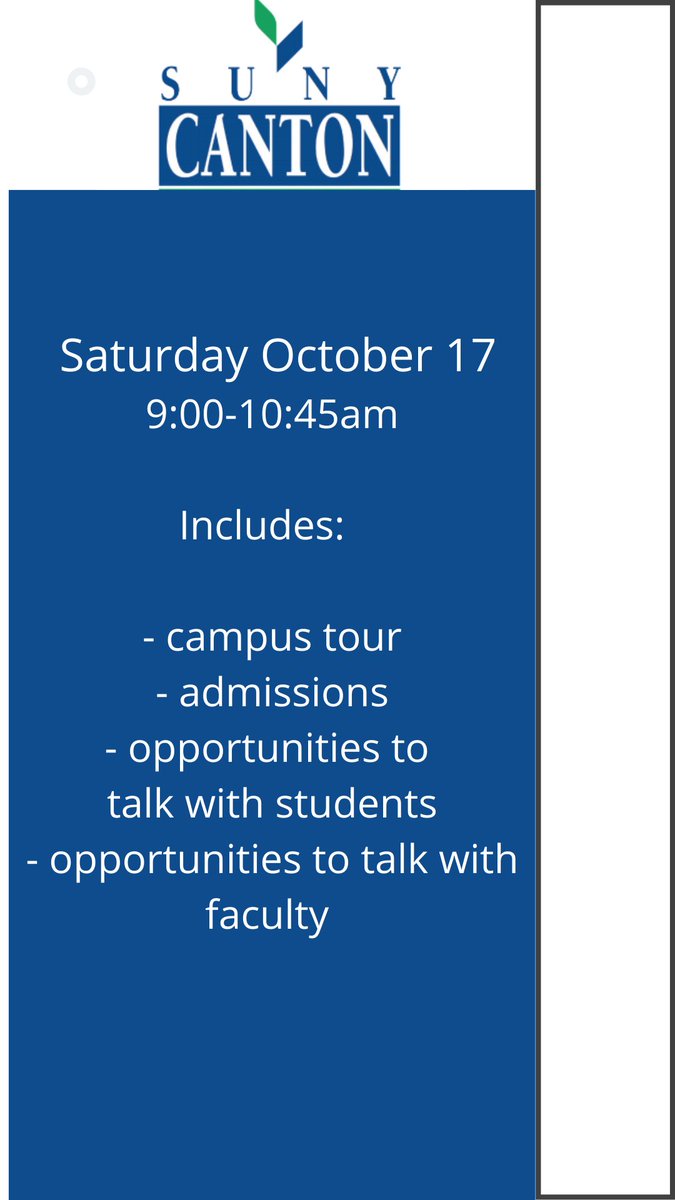 gcctrioub's tweet photo. Check out another great option on Saturday with @SUNYCantonNews here: https://t.co/p50bIXc8tr https://t.co/UR4nN5mY2u