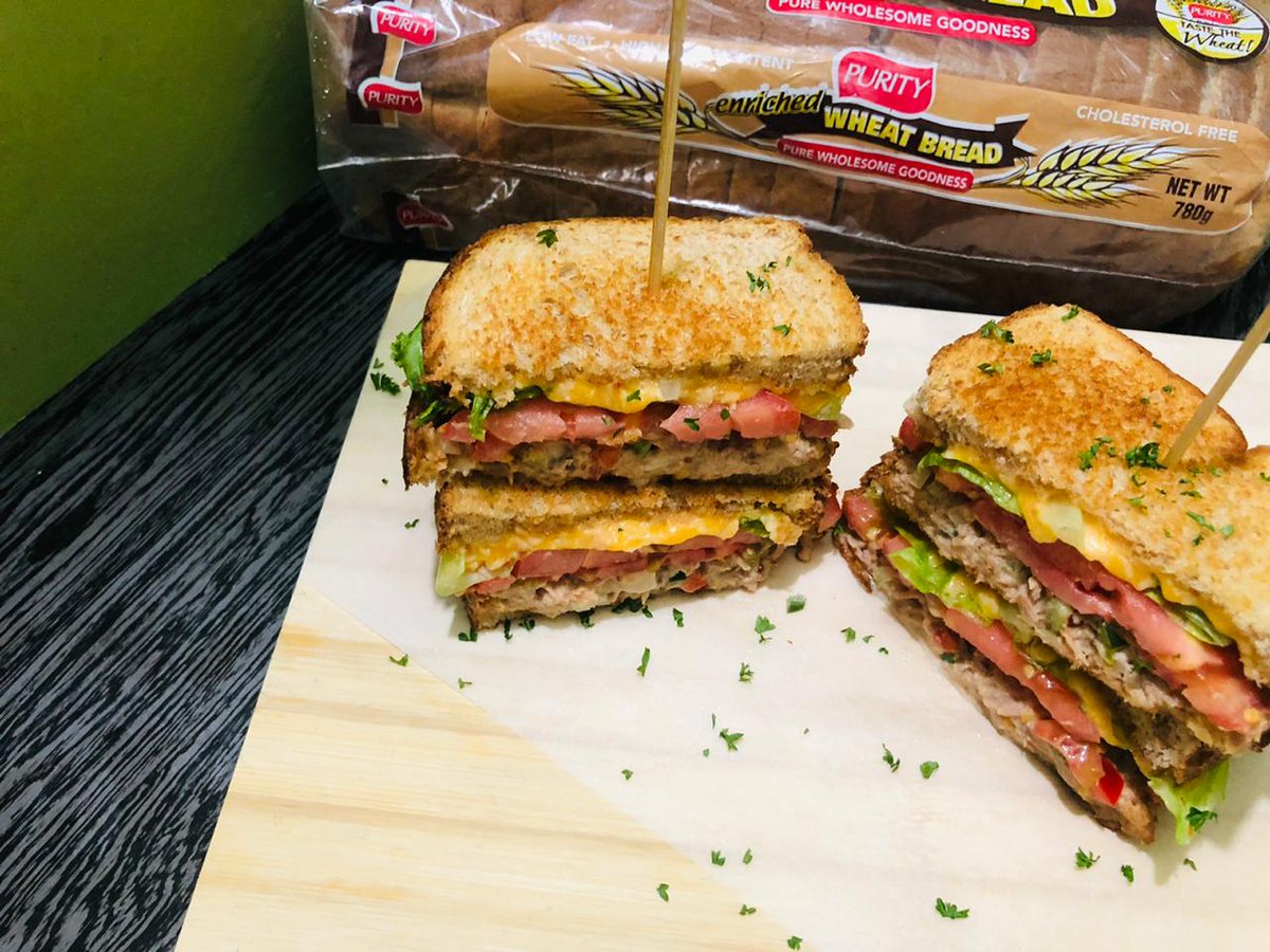 PurityBakeryJam's tweet photo. Lunch time is fast approaching and you gotta try this Purity Enriched Wheat Smoked Tuna Melt Sandwich!
Check out @itzDanzi for the recipe!
Looks good right?
.
.
.
#PurityBread #Purity #PurityEnrichedWheatBread #TunaMeltSandwich https://t.co/MQ19jF42xY