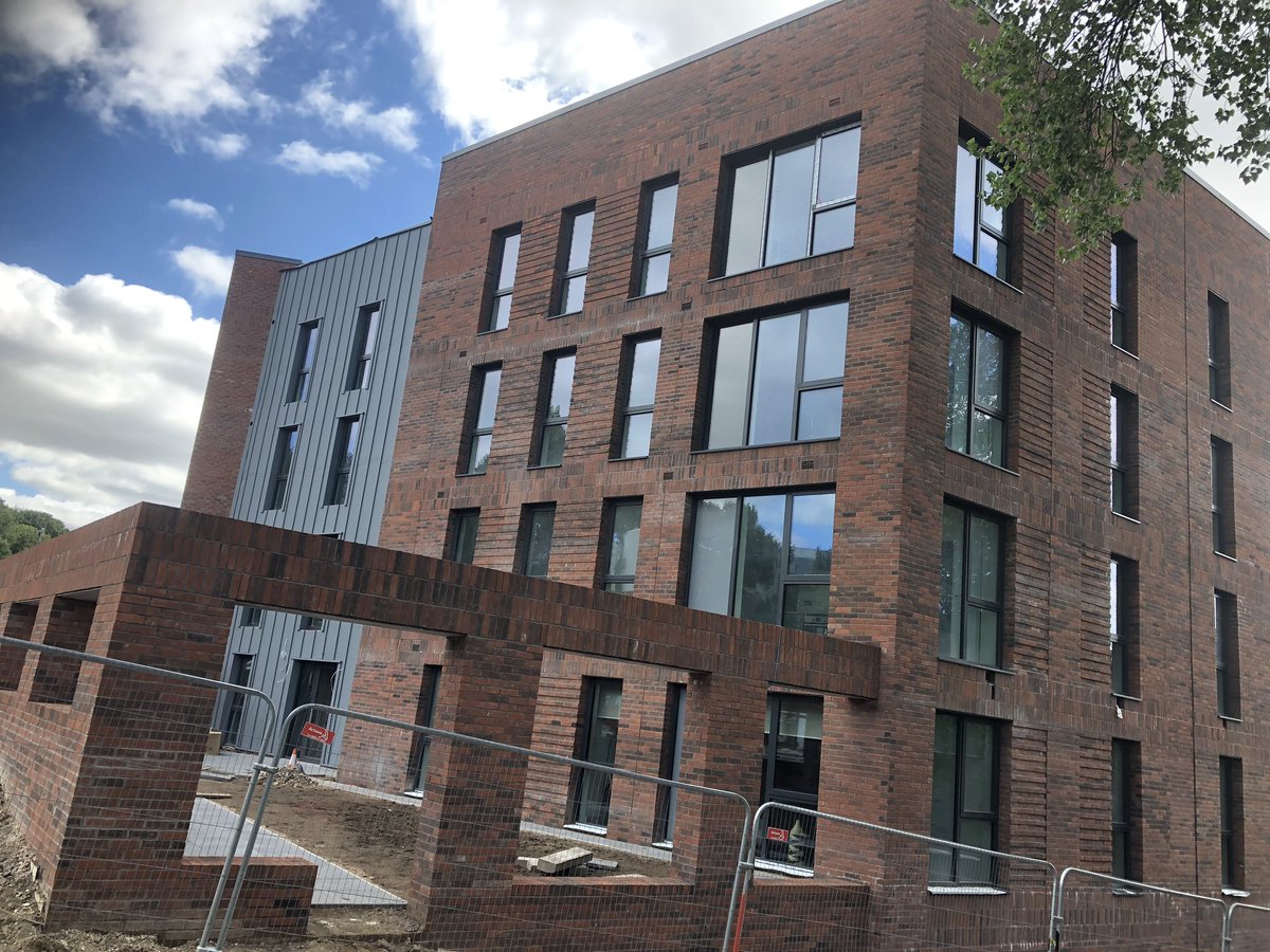 CODA_architect's tweet photo. It's always exciting when the scaffold is dropped and the building beneath is revealed. @KnightKnox @QualisDev. https://t.co/Oq8jBTB5iN #ScaffoldDrop #SheffieldArchitecture https://t.co/REM94JYDoj