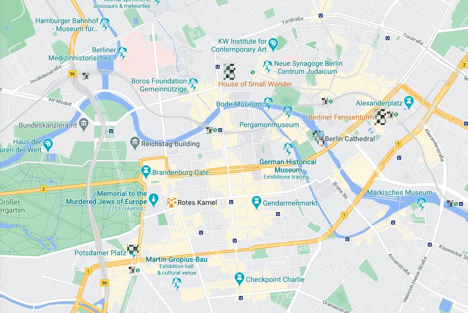 When I travel, I like to open Google Maps and go to the orange sections of a city. They& #39;re usually business centers so they tend to be walkable. I arrive without plans, start walking, and randomly do what looks interesting. It& #39;s the perfect mix of planning and serendipity.