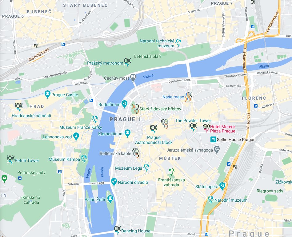 When I travel, I like to open Google Maps and go to the orange sections of a city. They're usually business centers so they tend to be walkable. I arrive without plans, start walking, and randomly do what looks interesting. It's the perfect mix of planning and serendipity.