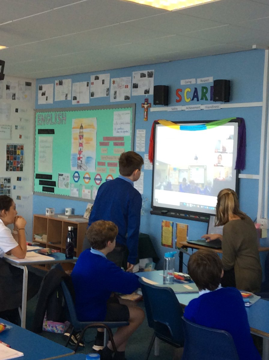 LadymountNews's tweet photo. Today Y6’s WW2 learning was enhanced in a most wonderful way - a virtual meeting with a Kindertransport survivor Hanna, living in USA, who answered our questions about her experience of being evacuated &amp; shared her memories. A truly inspirational experience. https://t.co/cfDVGs562t