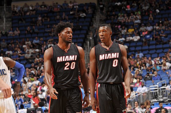 That offseason, the Heat are monitoring Chris Bosh, and they draft Justise Winslow and Josh Richardson. Originally, the plan was to develop Josh into being the point guard of the future. Not only does Goran accept it, but he helps Josh along the way