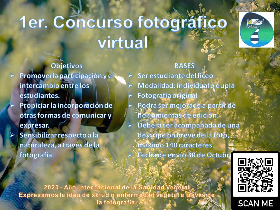 liceo7rivera's tweet photo. 1er Concurso Fotográfico Virtual en el marco del #AñoInternacionaldelaSanidadVegetal #SalaBiología @liceo7rivera @ces_Uruguay https://t.co/habCe7ScWN