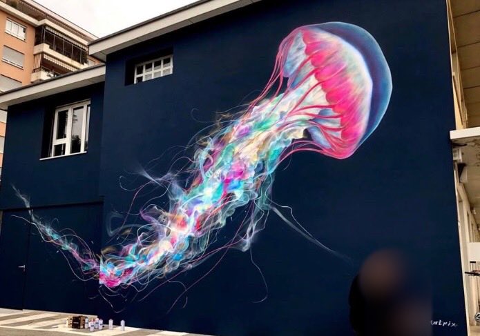 DavidBonnand's tweet image. Iridescent Jellyfish II, 2020
📍#Lugano #Switzerland 🇨🇭
by #L7matrix () 
#streetart #graffiti #art