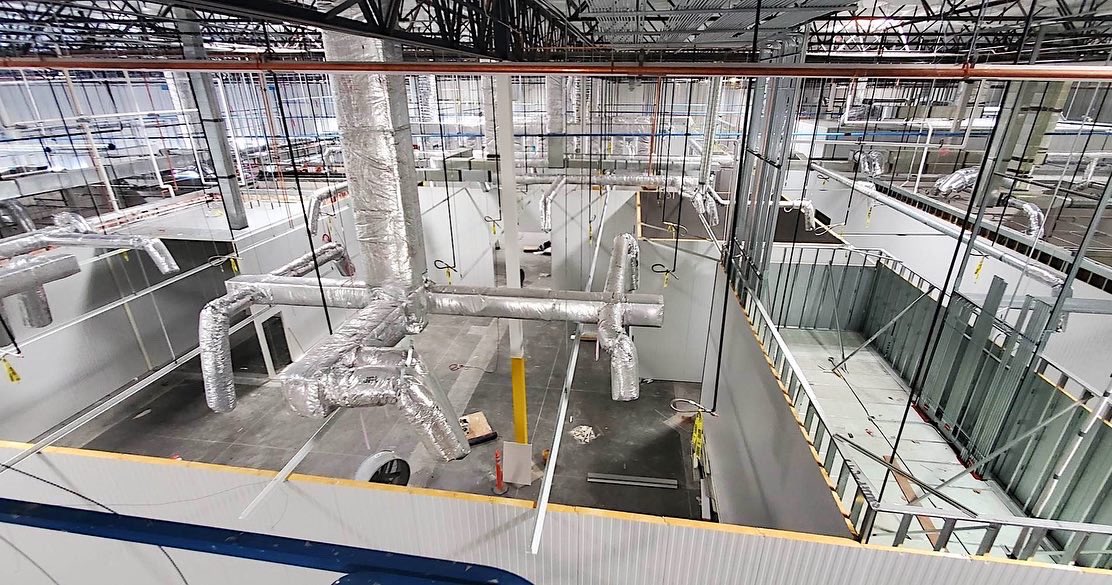 SubZeroConst's tweet photo. Nothing spells fun for SubZero Thermal & Refrigeration like a processing project. #DegreesBeyond ⠀
#SubZeroConstructors #ColdStorageConstruction #Contractor #DesignBuild #FoodSupplyChain #Phoenix⠀ https://t.co/x6erywlCBk