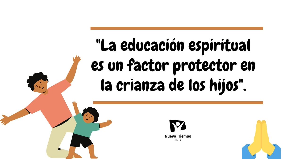 NuevoTiempoPeru's tweet photo. Psicóloga afirma que la educación espiritual es imprescindible en la crianza de los hijos, porque actúa como un factor protector e incrementa la salud mental en los niños. #AprendiendoAVivir. Vea el programa completo: https://t.co/RM383bVObY https://t.co/vPmc7OOsML