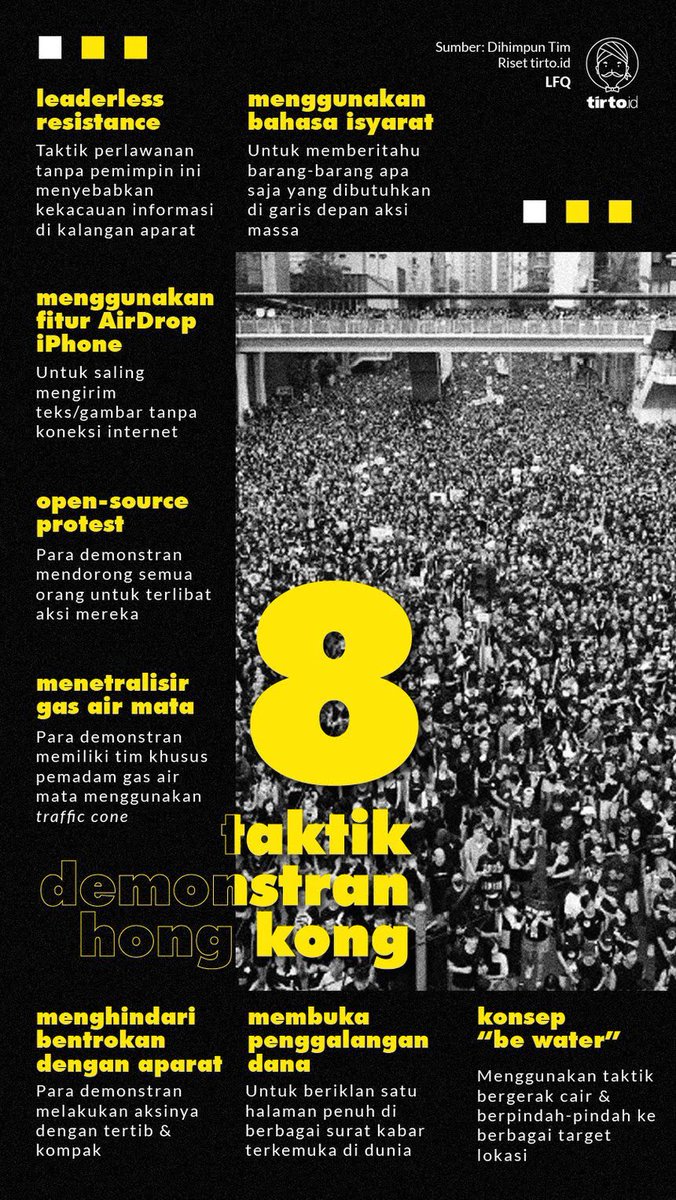 DeOngekroonde's tweet photo. Belajar Demonstrasi dari Hong Kong
 #MahasiswaTurunKejalan #MahasiswaBergerak https://t.co/3hDLyxyQ2K