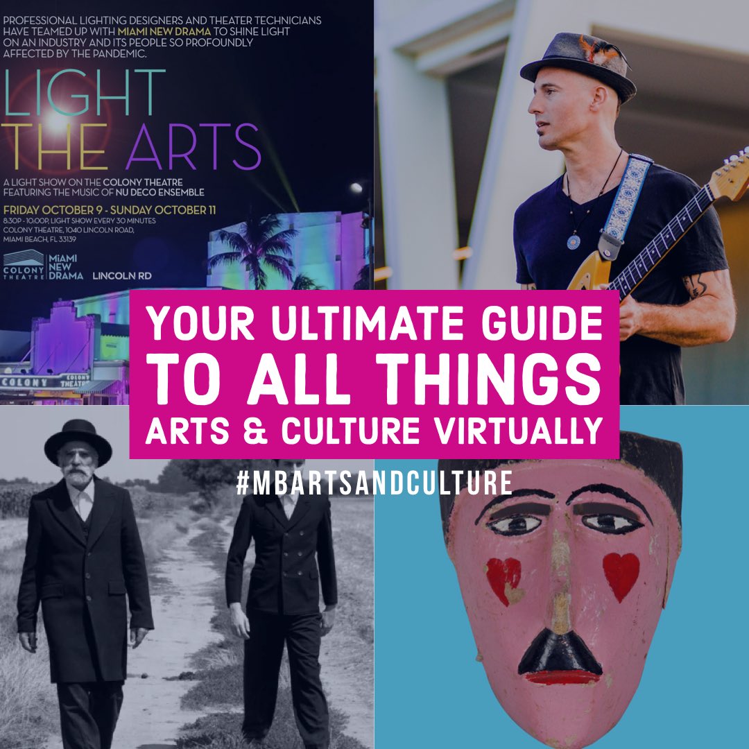 Some of Miami New Drama’s most valued technicians will be showcasing their talents on the facade of the @ColonyTheatreMB on @LncolnRd for a spectacular light show set to the rhythms of the Nu Deco Ensemble! Learn more in our #MBArtsAndCulture guide: conta.cc/2GxpaFq