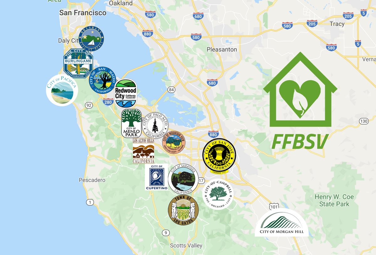 Congrats to Mayor @rwallacejones, @Lisa4EPA, <a href="/moodylarry/">Larry James Moody</a>, CM Romero, CM Abrica, and <a href="/City_EPA/">City of East Palo Alto</a> for adopting an all-electric Reach Code for new healthy and fossil fuel free new homes &amp; buildings!
With East Palo Alto, now there are 18 reach codes in Silicon Valley!
#ClimateLeaders