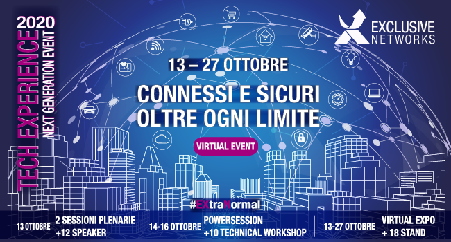EXN_IT's tweet photo. #TechExperience2020 | Scopri l’agenda completa e i protagonisti delle Sessioni Plenarie del 13 Ottobre: 12 Speaker d’eccezione, Special Guest e premi speciali.
registrati e partecipa alla #TechExp2020: https://t.co/yJ0fHigF1O https://t.co/dRIH6SDf2v