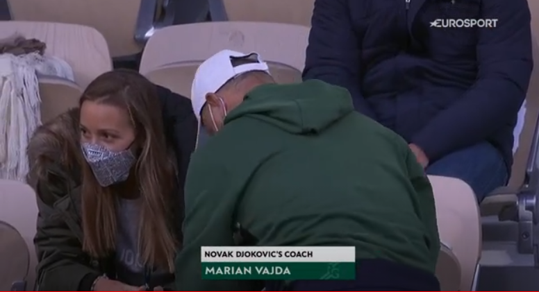 CristinaNcl's tweet photo. Jelena with Marian in the box โค๏ธ https://t.co/iyxLtqxsOk