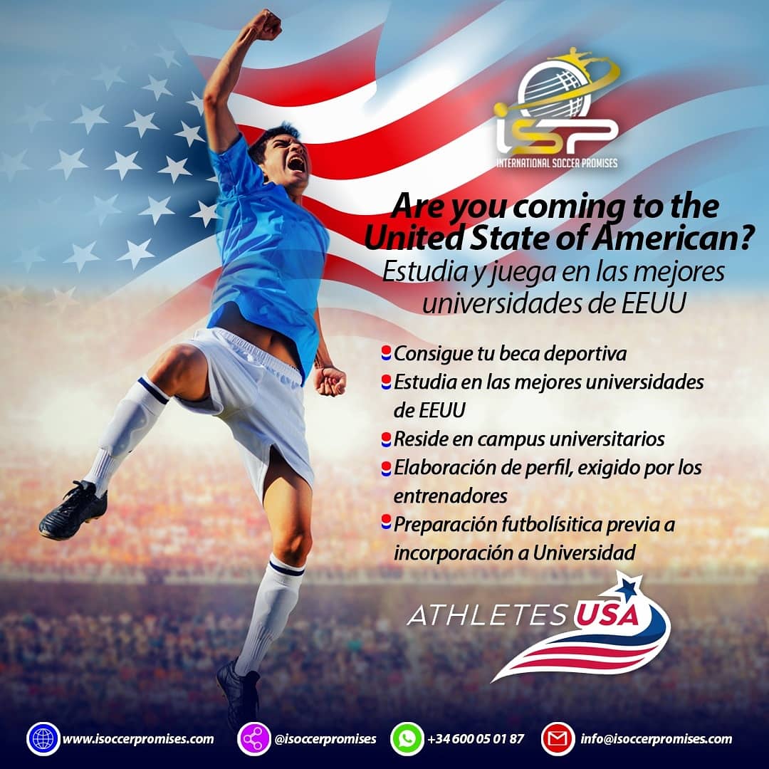 isoccerpromises's tweet photo. ¿Nos vamos a jugar en los EE. UU. ?
.
Desde hoy, cerramos alianza con @AthletesUSA., quien nos otorga el privilegio de poder llevar a jugadores de nuestro programa a estudiar en los Estados Unidos de América a través de becas deportivas.. https://t.co/zXC64OHq38