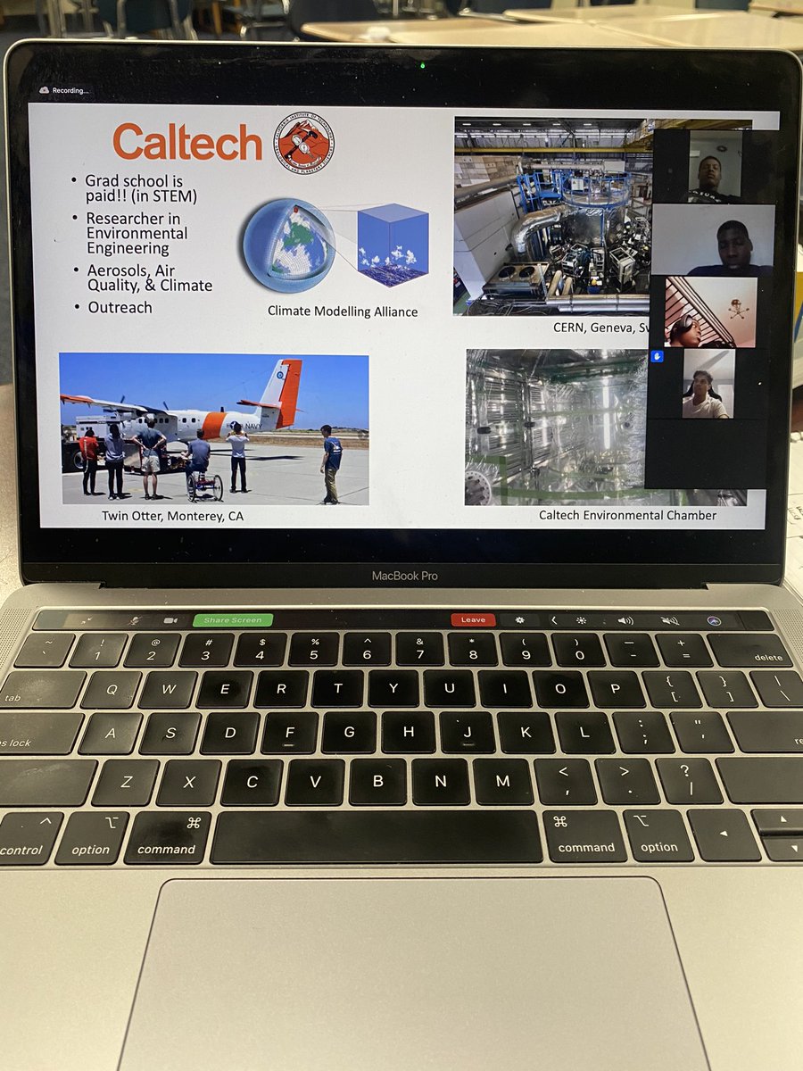 tbryant0115's tweet photo. From climate change to current #STEM issues surrounding our world, #UrbanMathCollaborative Ss at @CabrilloLb & @LBWilsonHigh engaged in discussions with one of @Caltech finest researchers around environmental engineering. Inspiring! #ProudtobeLBUSD #AllMeansAll #Equity https://t.co/s3dbbP2tH1