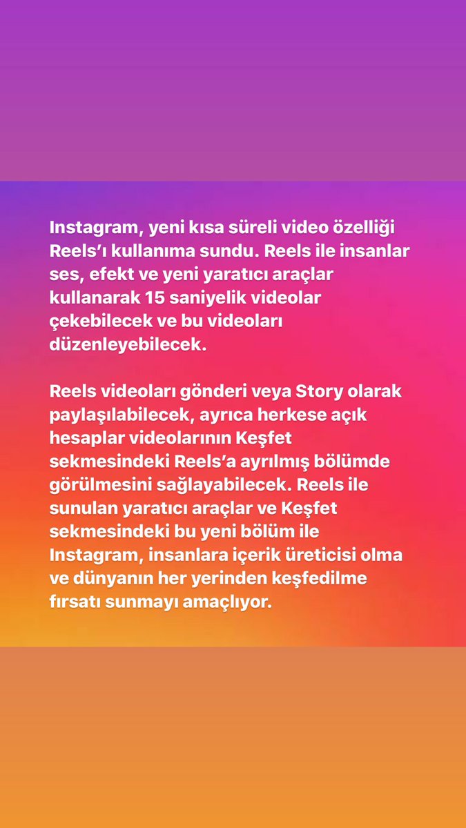 gokceanadolUX's tweet photo. Instagram Reels nedir ve nasıl kullanılır?  #instagramreels  #reelsinsta https://t.co/W842fyWYPD