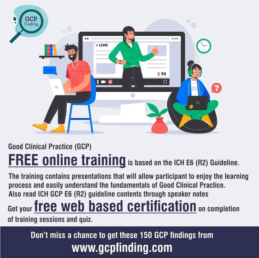 FindingGcp's tweet photo. Get access to 150 GCP findings from this website https://t.co/JQ66XQJHHh
#clinicalresearch #cra #clinicaltrials #clinicalresearchtraining #clinicalstudies #clinicalresearchcoordinator #clinicalresearchassociate #clinicalresearchprofessionals #crc  #studycoordinator https://t.co/XDhbNViS8b
