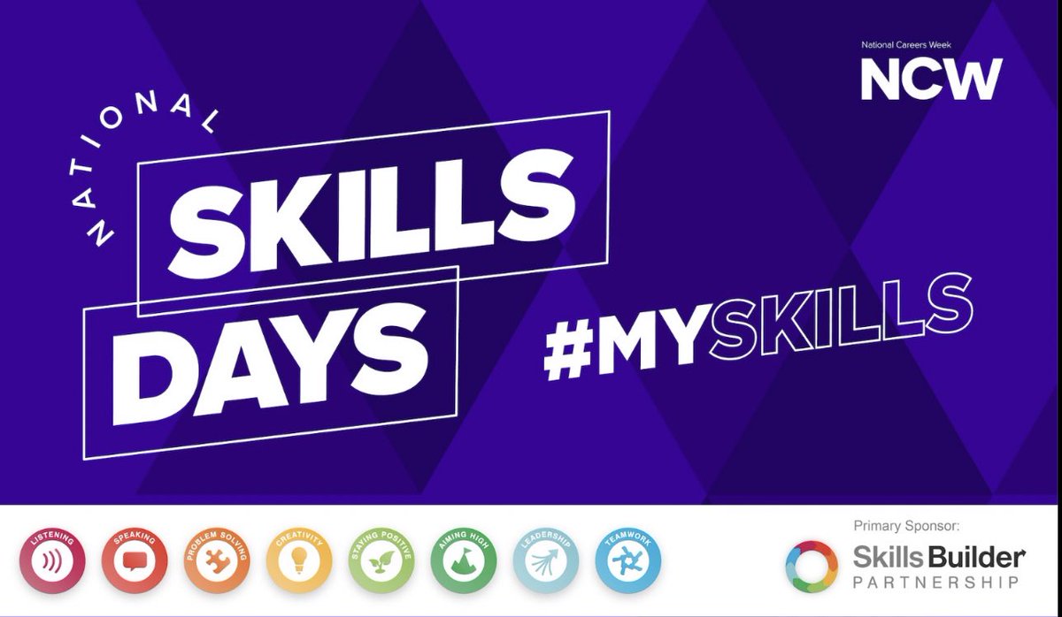 THANK YOU to everyone who got involved in today’s <a href="/NCWSkillsDays/">National Skills Days</a> - none of this is possible without an excited and engaged group of teachers, students, employers and skilled people. That’s you, that is! 😎

Like <a href="/CareersWeek/">National Careers Week</a> YOU make these days what they are. 😊

🙏🏼 #MySkills 🙏🏼