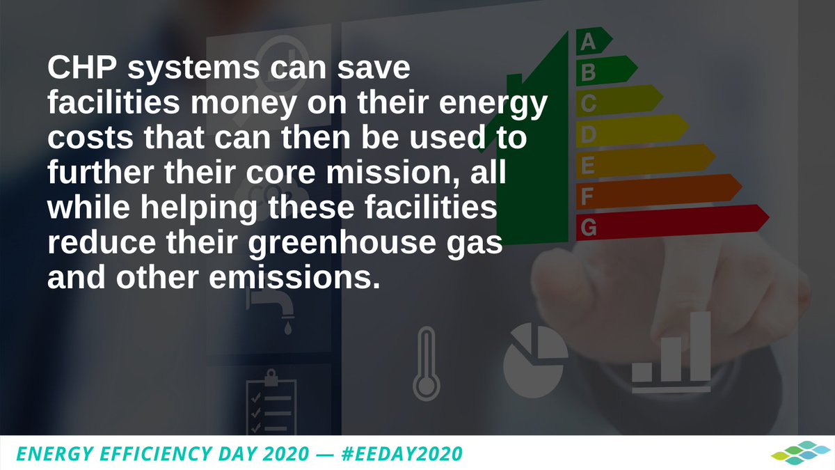 CHPAlliance's tweet image. CHP systems can save facilities money and help reduce #carbonemissions! To learn more about #EEDAY2020 and how the Alliance is celebrating, read our latest blog here chpalliance.org/the-chp-allian…