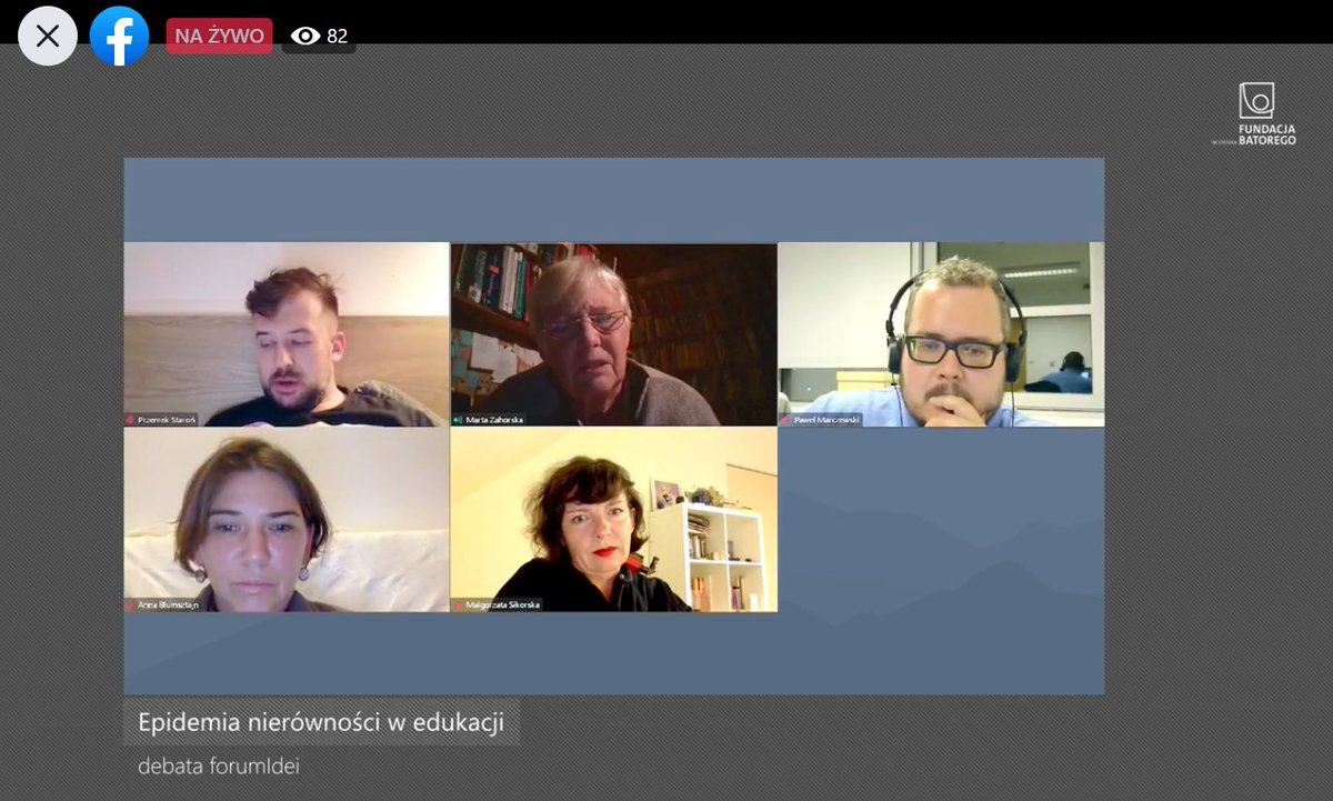 BatoryFundacja's tweet image. Marta Zahorska:
Działamy w dwóch światach. Mamy odklejenie władz od rzeczywistości. Mamy za zadanie zrealizować podstawę programową, chociaż jest ona absurdalna i przeładowana.

#szkoła #PodstawaProgramowa