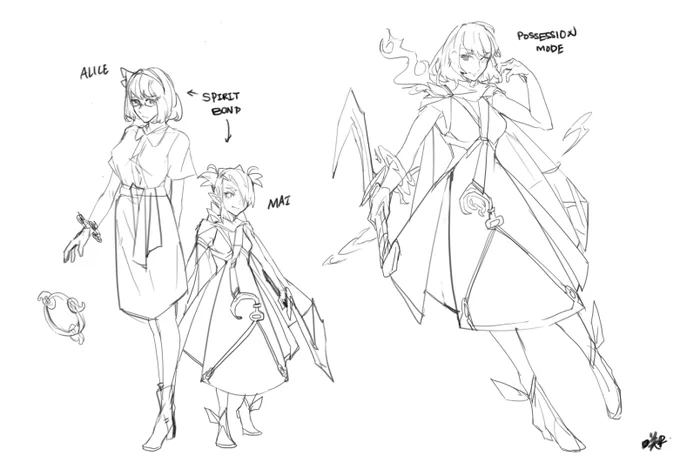 OC idea sketches 