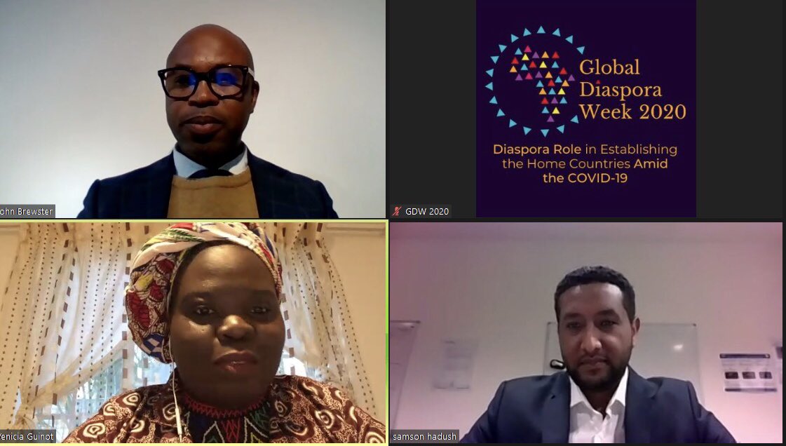 TropicsMagazine's tweet photo. GLOBAL DIASPORA WEEK 2020

Our Founding CEO @VeniciaGuinot: "Our goal [Tropics Business Summit] is to bring people together [build a network] that will allow for people to support each other and lift each other up", speaking about the Tropics Business Summit. 

#GDW2020 https://t.co/f0WfCorlny