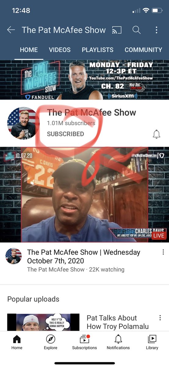 immike23's tweet photo. #OneOfMcAfeesMillion 
The ol’ cock the leg back bit, classic @PatMcAfeeShow https://t.co/ESKiVftI8h
