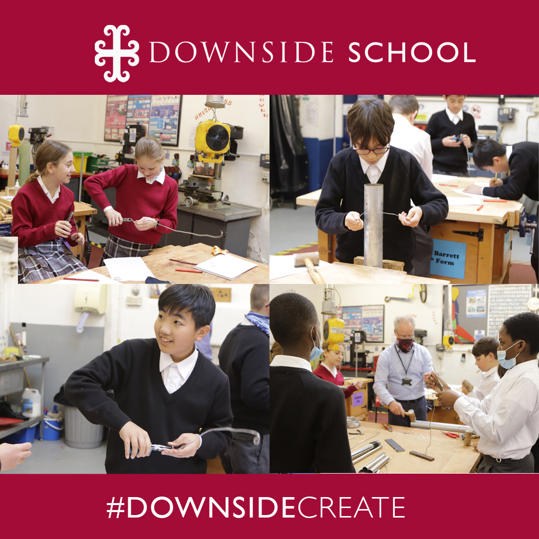 downsideschool's tweet photo. Bend, shape, create! The Second Form enjoying making designs from wire using a variety of techniques and tools.
#downsidecreate #productdesign @downsideschool https://t.co/yujUYkXnhG
